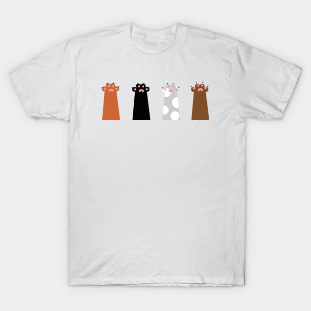 Cat's Paw T-Shirt by kayelleallen